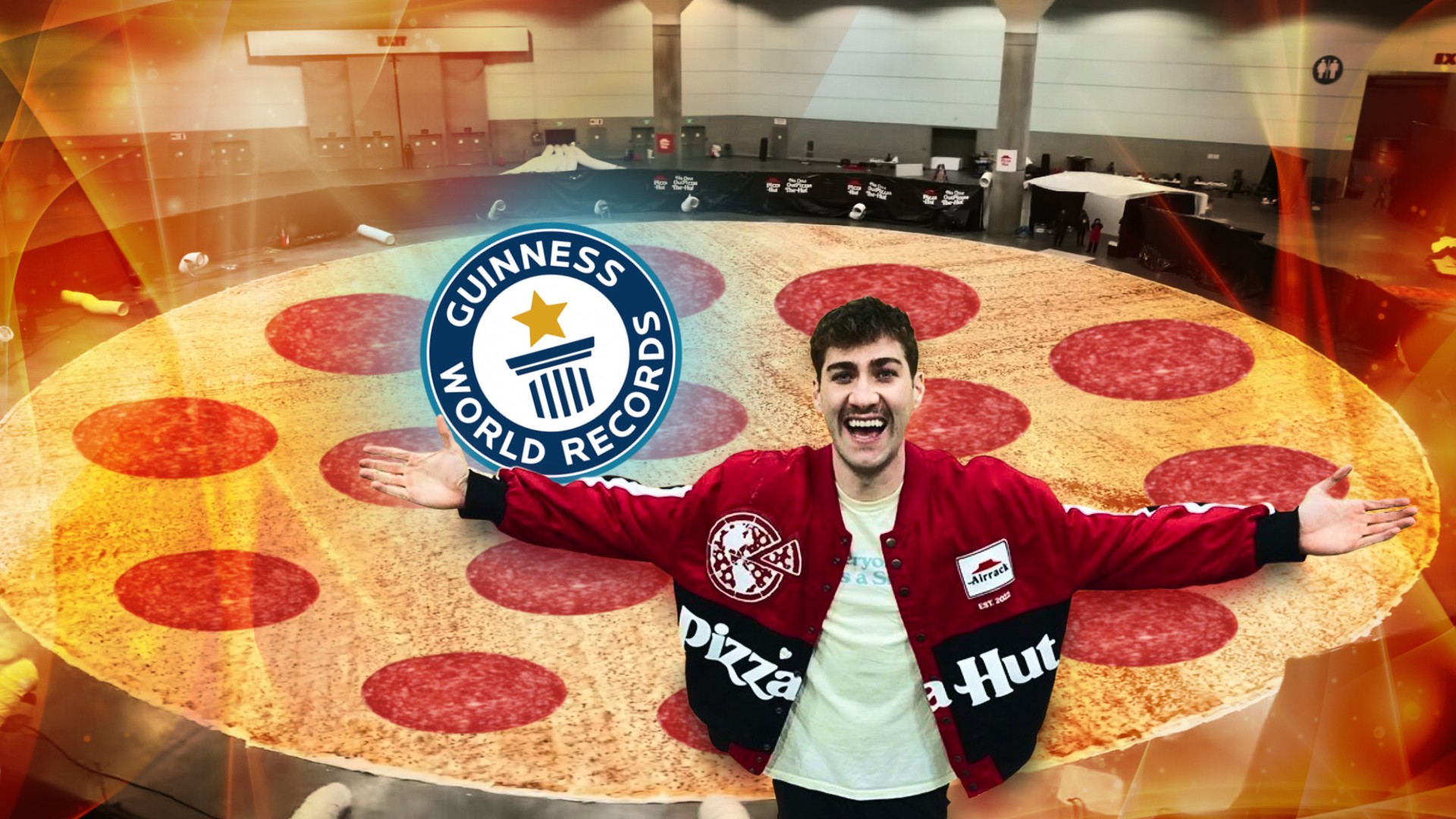 История о самой большой пицце в мире