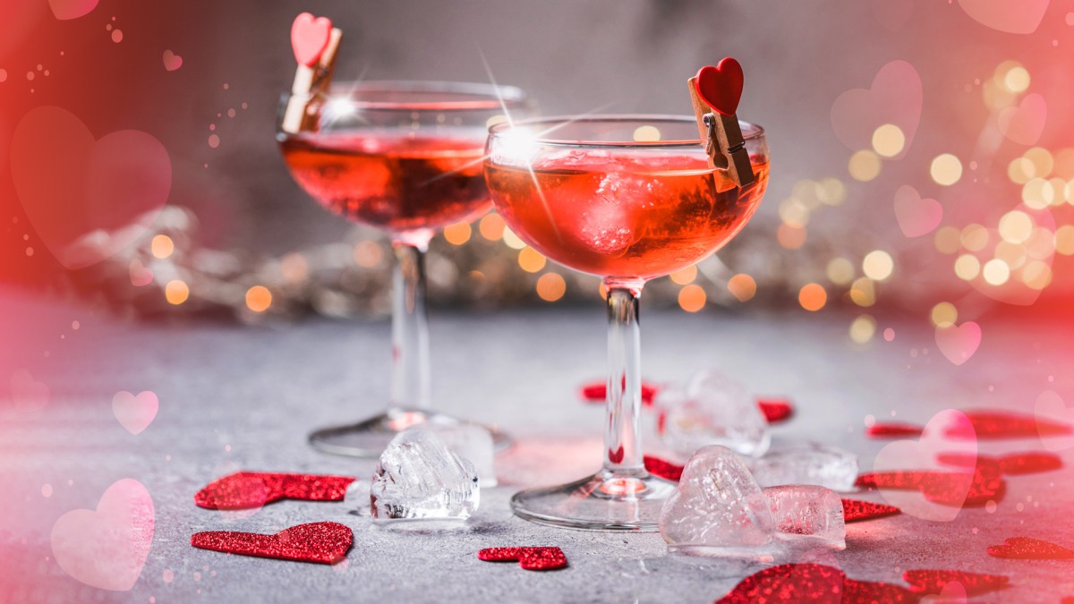 Самый романтичный коктейль к Дню Святого Валентина