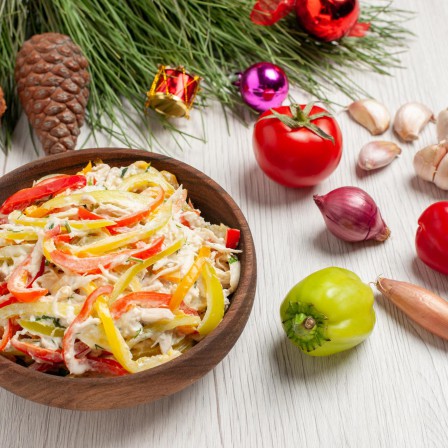 Витаминный салат из 3 ингредиентов: легко, полезно, вкусно!